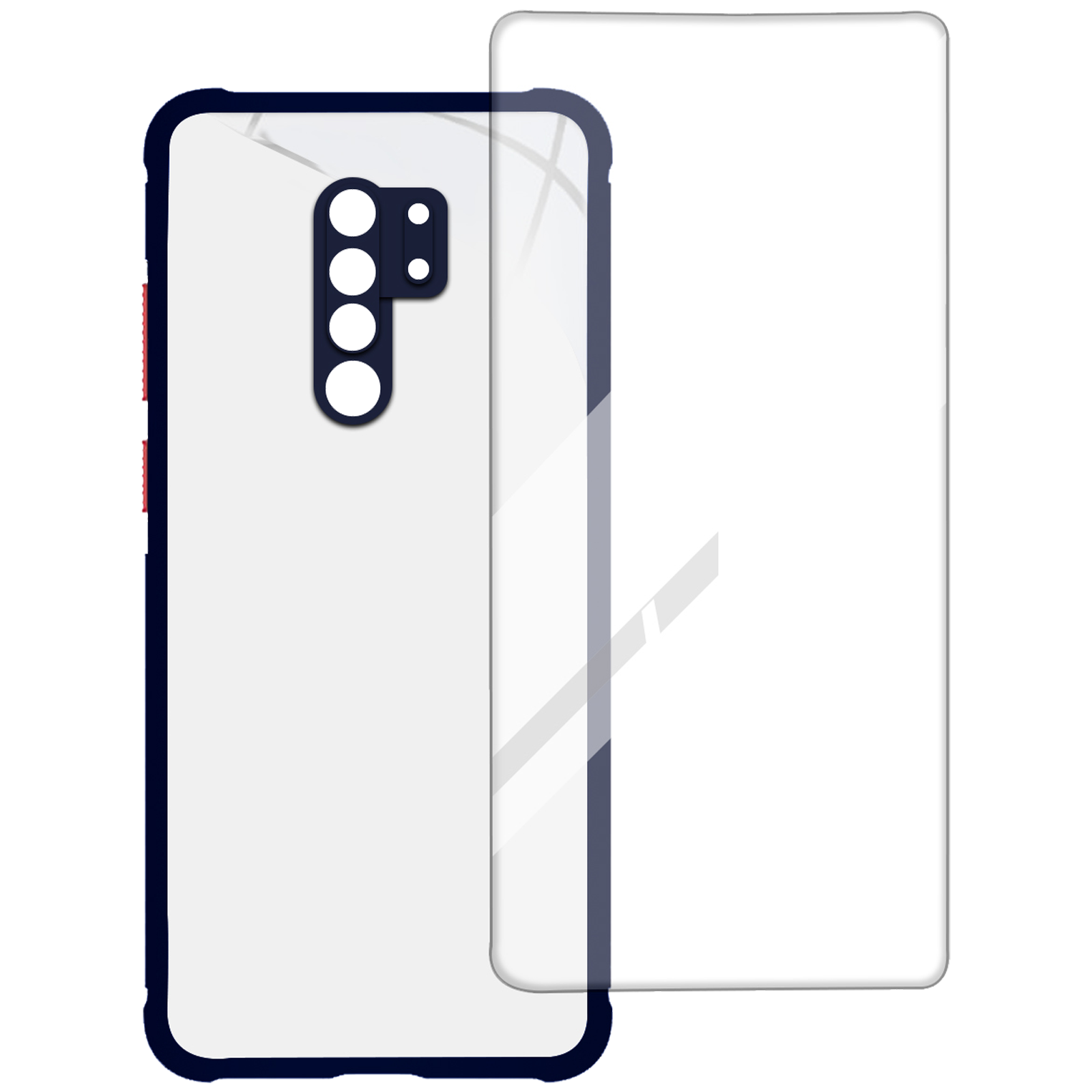 Buy Arrow Hybrid Screen Protector And Polycarbonate Back Cover Combo For Xiaomi Redmi 9 Prime 8478